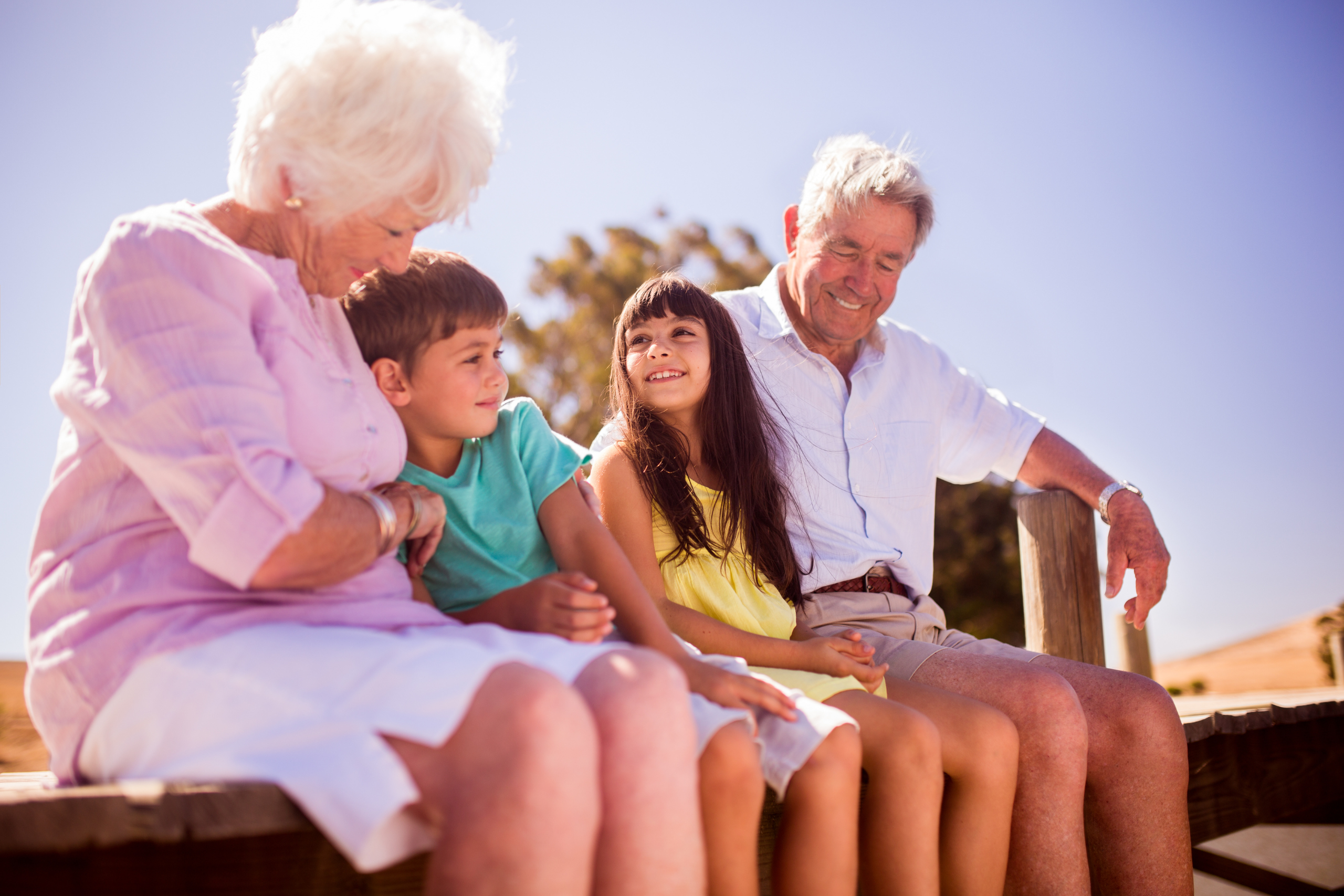 grandparents spend time with grandkids