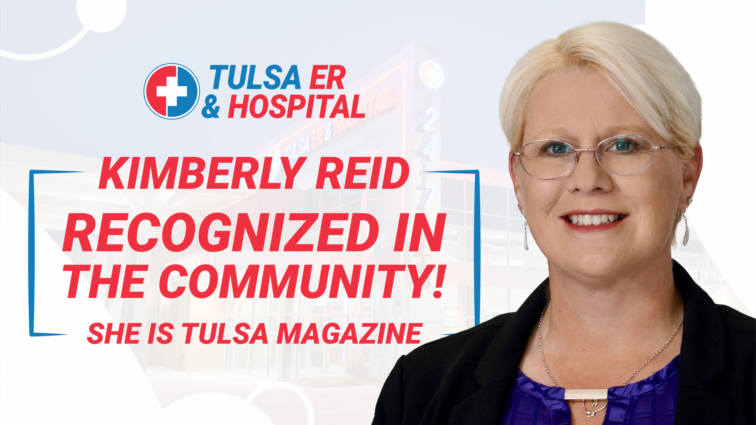 Tulsa ER & Hospital’s Facility Administrator, Kimberly Reid, Recognized as Influential Woman in Tulsa